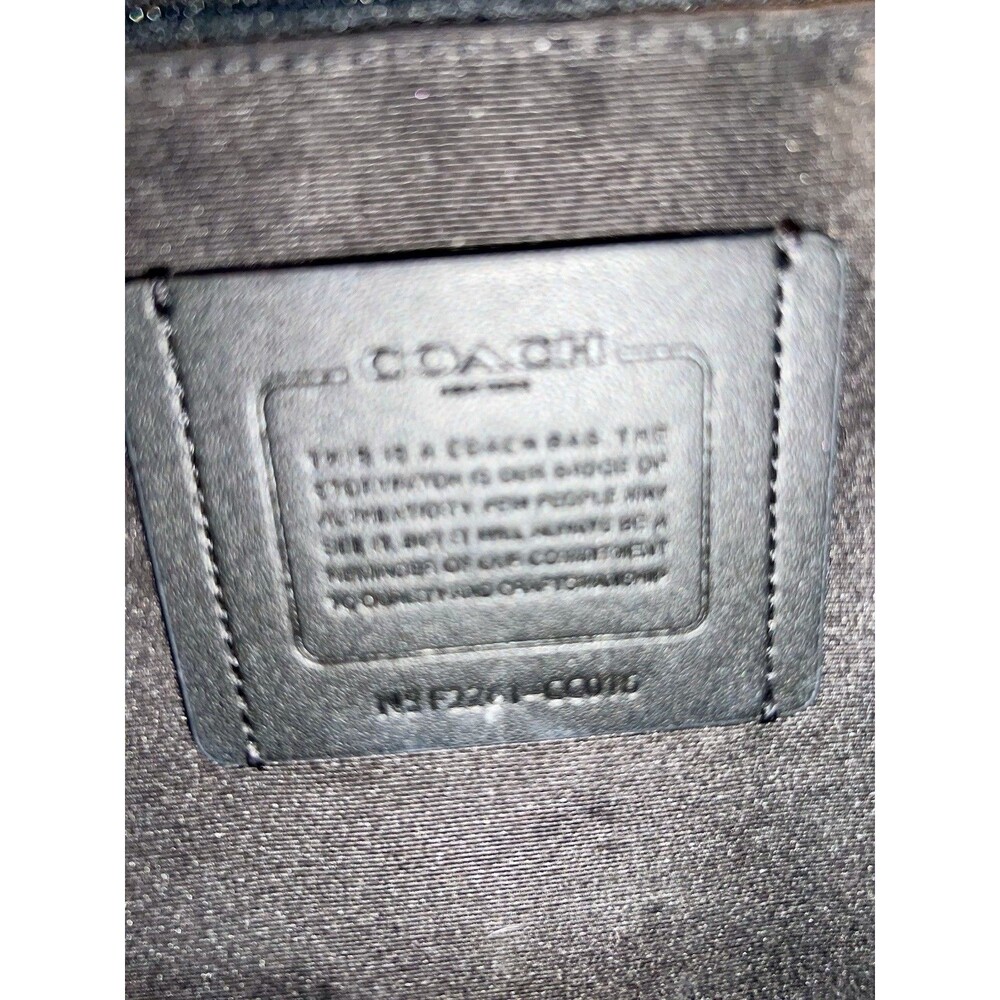 Coach Camouflage Backpack with Green Logo - Picture 16 of 16